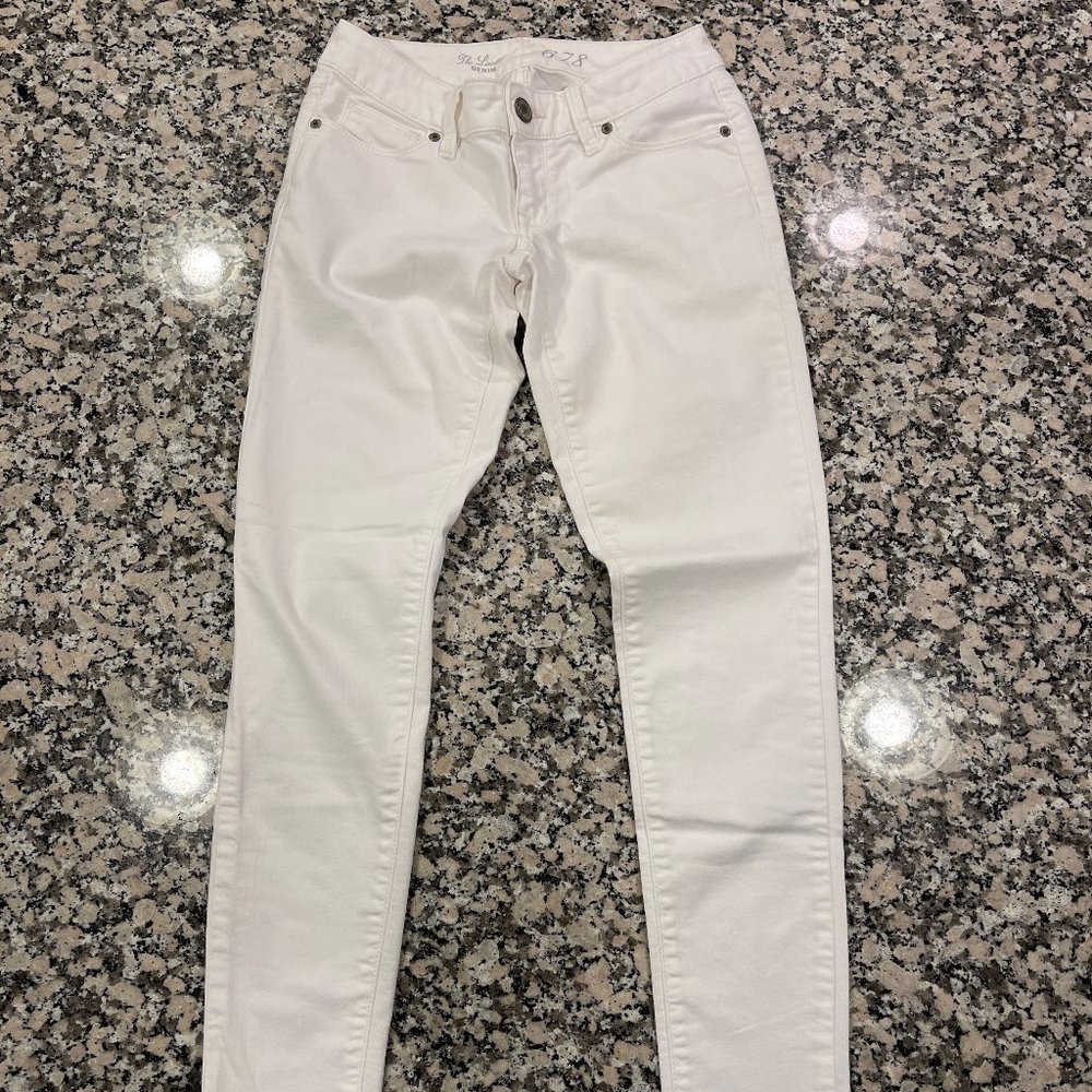 The Limited White Skinny Jean